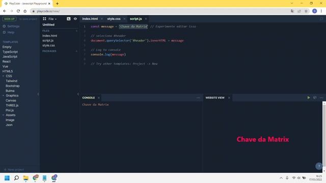 JavaScript Online - Confira Site Para Executar Código JavaScript Online смотреть онлайн