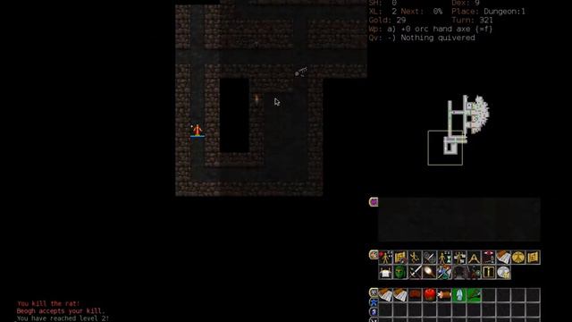 Dungeon Crawl Stone Soup - Review and some Gameplay смотреть онлайн
