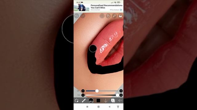 Как выделить губы в ibis paint x смотреть онлайн