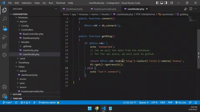 CodeIgniter 4 HMVC - How to use models and database connection in CodeIgniter 4 смотреть онлайн