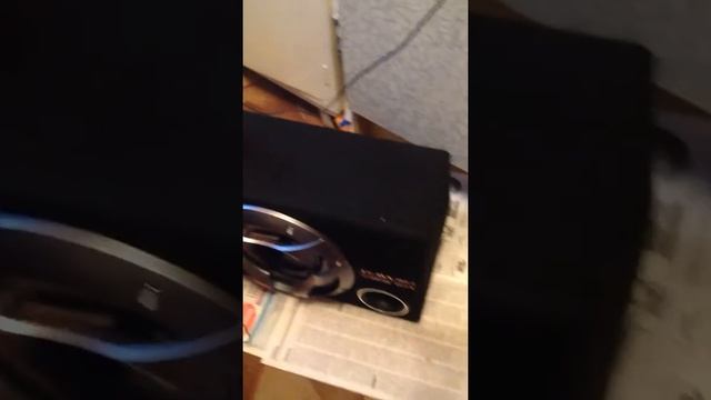 Домашнее подключение усилителя сабвуфер блок питания смотреть онлайн