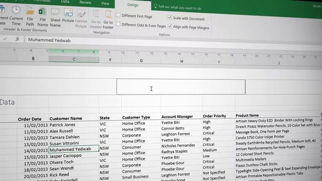 Excel L27 - Headers and Footers смотреть онлайн