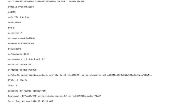 Having trouble Getting "RTSP over HTTP" смотреть онлайн