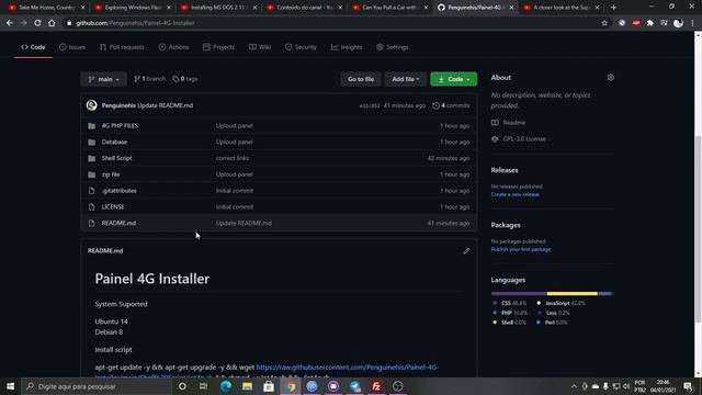 Painel 4G Github Installer смотреть онлайн