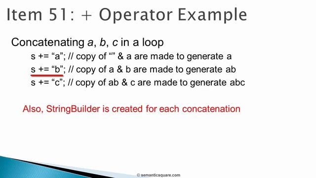 Java Programmimg |075 Item 51_ String Concatenation Performance.mp4 смотреть онлайн
