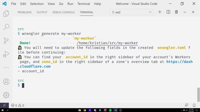 3. Generate New Cloudflare Workers Projects with Wrangler's generate Command смотреть онлайн