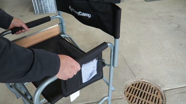 Review/unboxing of KingCamp Tall Director Chair смотреть онлайн