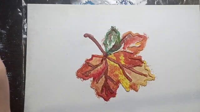 Кленовый лист / Объемная картина своими руками смотреть онлайн