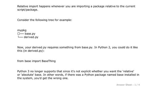 PYTHON : Changes in import statement python3 смотреть онлайн