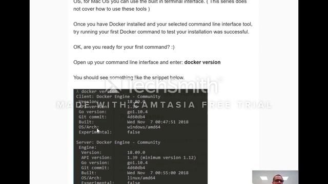 How to check if Docker Installed Correctly - Day One Docker Getting Started - Email Course смотреть онлайн