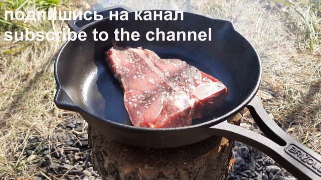 Очень порадовал стейк ТИБОН [t-bone]. Финская свеча. смотреть онлайн