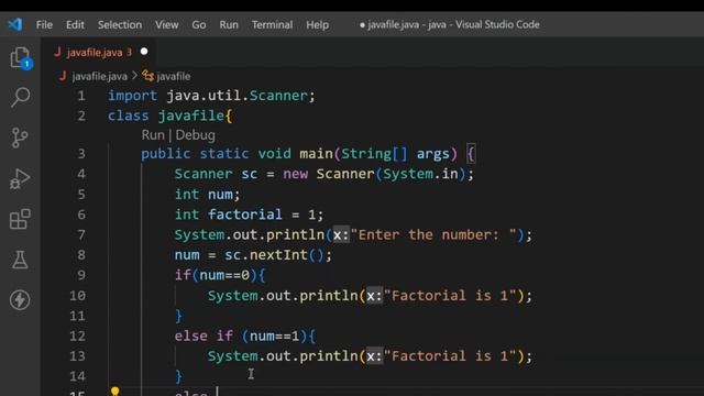 Factorial of given number using user input in java #programming #java смотреть онлайн