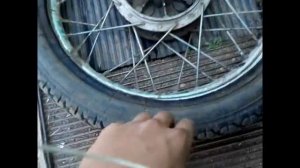 Как бортировать колесо?(мотоцикл минск)