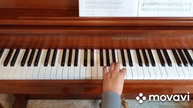 Suzuki piano book 2, Minuet in G Major from J.S.Bach's Notebook for Anna Magdalena Bach, RH, LH, HD смотреть онлайн