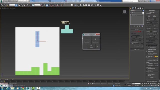 Tetris Game in 3D Max viewport by Joao Victor Ferreira смотреть онлайн