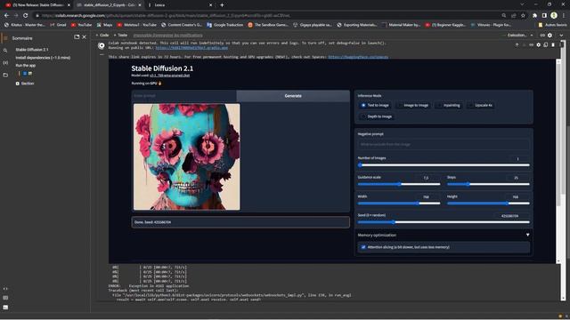 Stable Diffusion V2.1 Web Ui