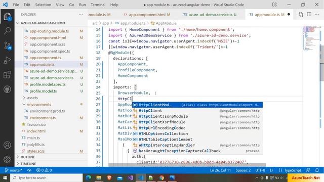 Web Api Authentication And Authorization With Azure ad | Angular Azure ad Authentication смотреть онлайн