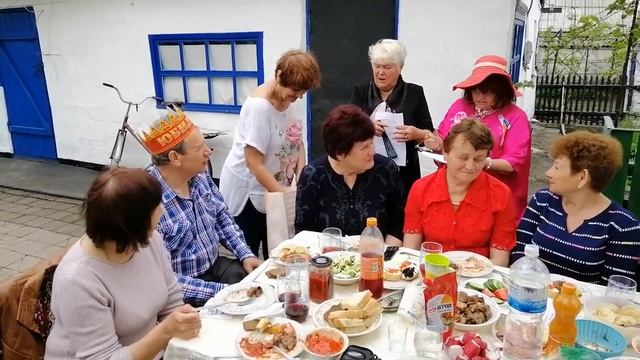 Отделение дневного пребывания. Сценка "гости из Италии". ЮБИЛЕЙ Сергея Петровича Марина. смотреть онлайн