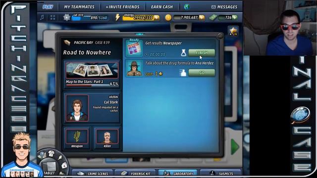 Criminal Case Pacific Bay - Case #39 - AI - Map to the Stars #1 смотреть онлайн