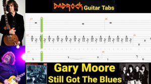 Still Got The Blues - Gary Moore - Guitar + Bass TABS Lesson