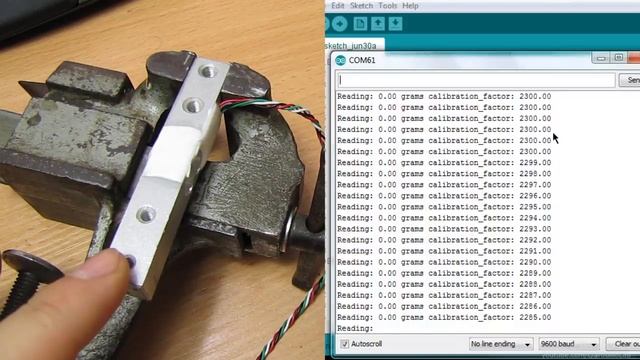 Весы на arduino и калибровка тензодатчика с HX711 смотреть онлайн