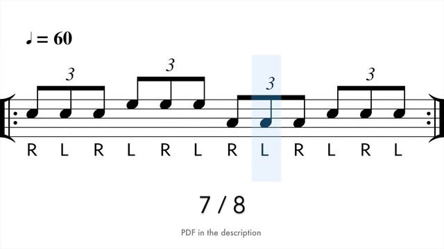 Triplets Around The Kit — Play-Along Exercises, Drum Solo & Fills for Beginners 🥁 смотреть онлайн
