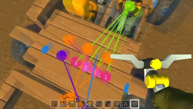 Катапульта на колесах |Scrap Mechanic| Интересная идея. смотреть онлайн