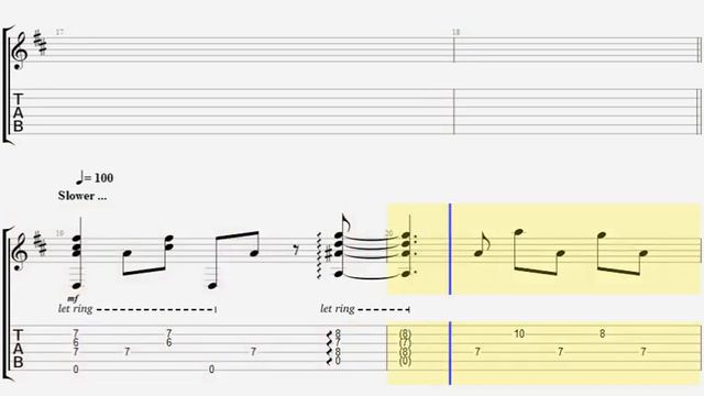 A Whole New World TAB - fingerstyle classical guitar tabs (PDF + Guitar Pro) смотреть онлайн