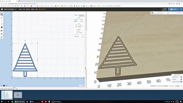 Demonstration Of TTC450 Save G Code With EASEL