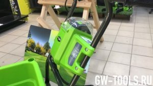 Садовая тележка самоходная 106 л Greenworks 40V G40GC