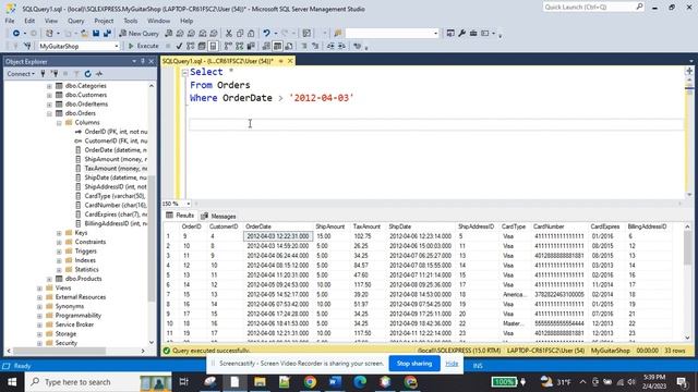 SQL Where Clause & AND Operator смотреть онлайн