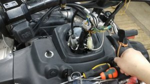 Ямаха Викинг чудит с проводкой.