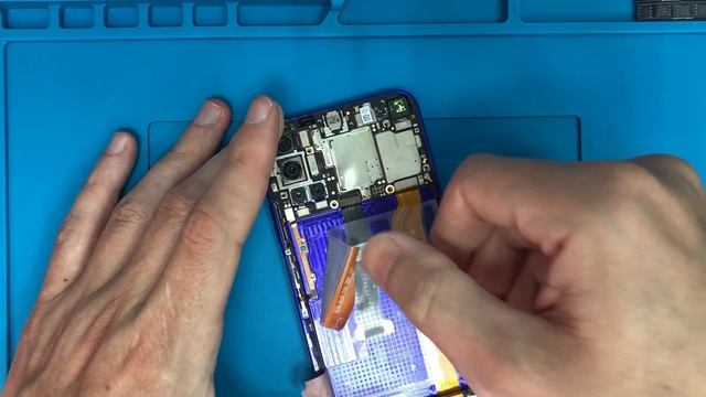 Huawei Nova 5T замена дисплея разбор YAL-L21 смотреть онлайн