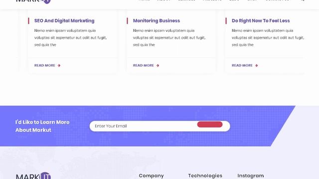 Markut - Digital Marketing & Agency WordPress Theme | Themeforest Templates смотреть онлайн