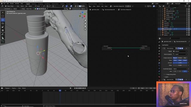 Dior Perfume animation from scratch in blender (Part 2 ) - Particles смотреть онлайн