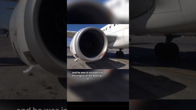 This man was sucked into a plane engine смотреть онлайн