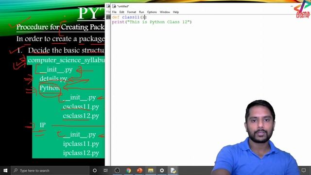Python Class 12 | Creating Own Library in Python | Chapter 4 | Part 8 | In Hindi смотреть онлайн