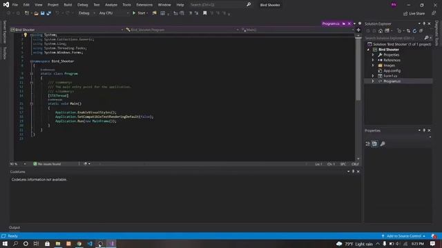 Bird Shooter In C# With Source Code | Source Code & Projects смотреть онлайн