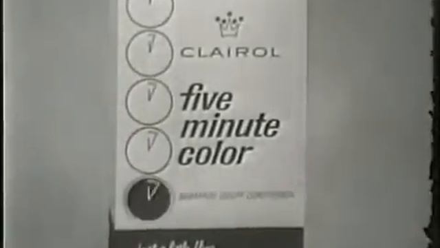 VINTAGE 1966 30 SECOND COMMERCIAL FOR CLAIROL 5 MINUTE COLOR смотреть онлайн