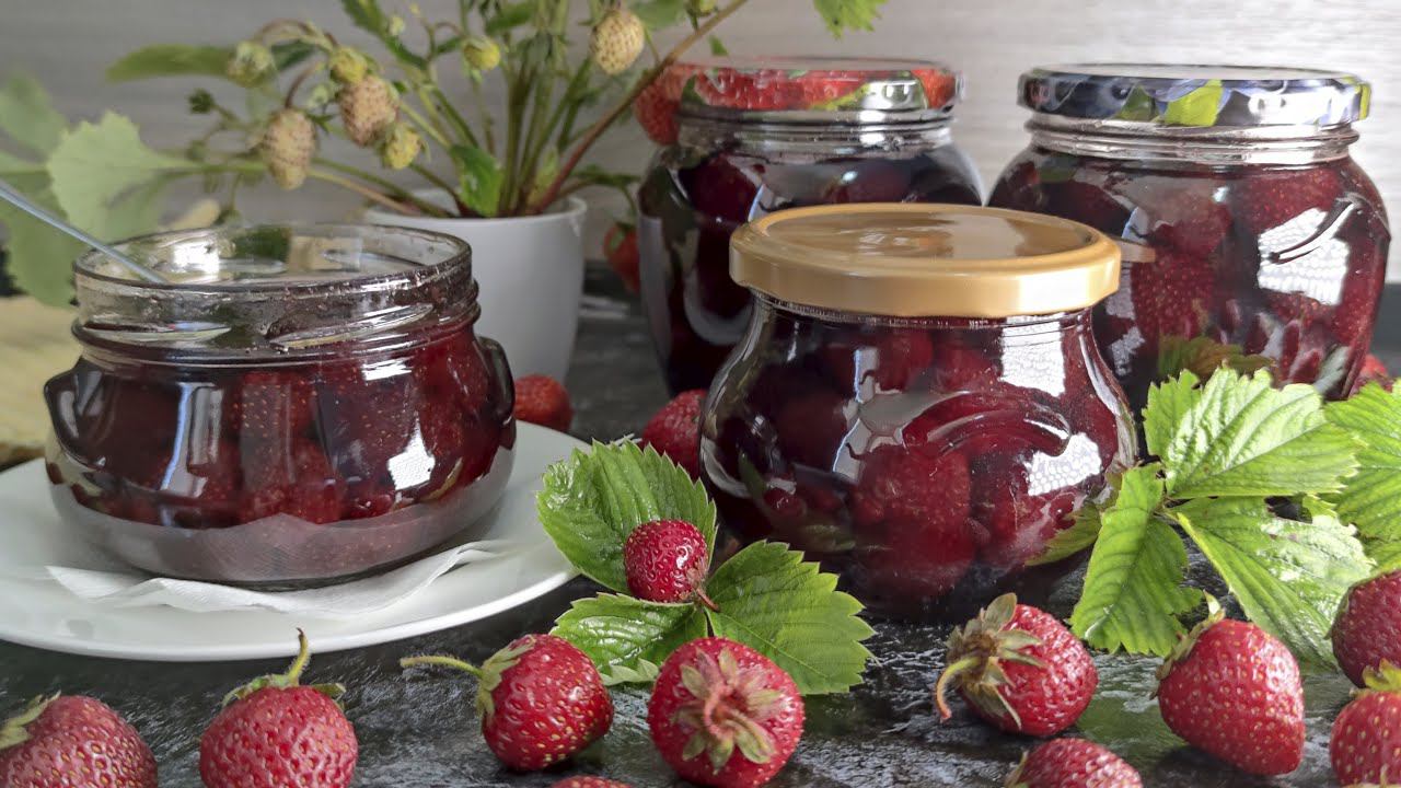 Рецепт клубничного варенья - Тягучий сироп и целые ягоды гарантирую!