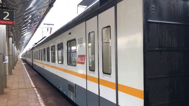 ЭП2Д-0028 ЦППК Перекраска Наше Подмосковье На станции Крёкшино смотреть онлайн