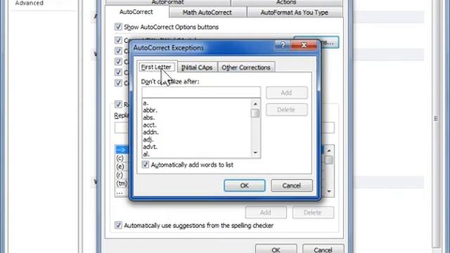 Outlook 2010 Prevent Specific Capitalization and Spelling Corrections смотреть онлайн