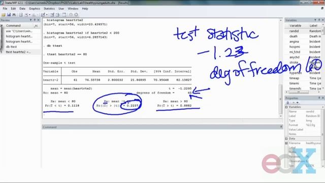 Week 5 : TUTORIAL: HYPOTHESIS TESTING IN STATA смотреть онлайн