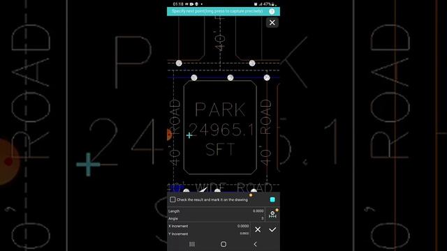 How to Open & Working in Autocad Drawing in Mobile. |Dementias Coordinates Area смотреть онлайн