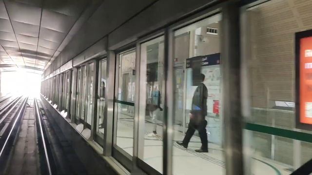 How to ride Dubai Metro-The Gardens to Al Quasis Station | Red and Green Line | Nol card смотреть онлайн
