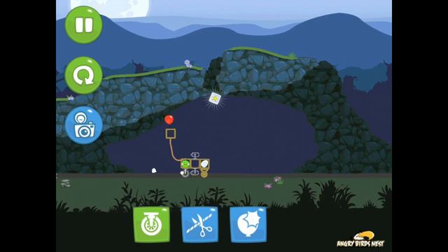 Bad Piggies Flight in the Night Level 4-15 Walkthrough 3 Star смотреть онлайн