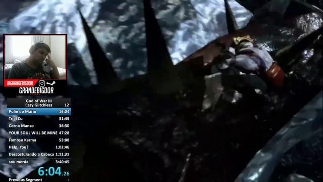 ?GOD OF WAR III - SPEEDRUN EASY GLITCHLESS - PB: 3:40:45 смотреть онлайн