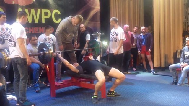 Чемпионат Украины 2016 AWPC к75 штанга 135 кг смотреть онлайн