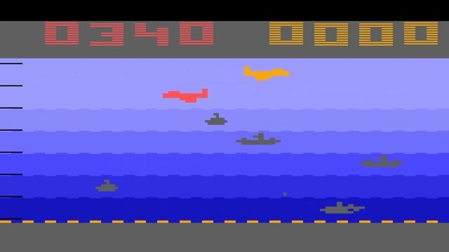 Canyon Bomber Gameplay (Atari 2600) смотреть онлайн