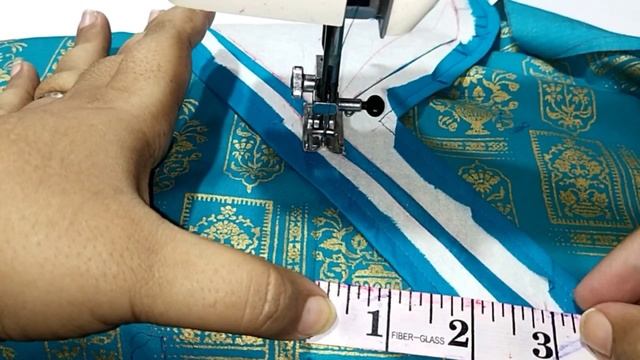 Angrakha Neck Design | Angrakha Style V Collar Neck Design | Front Neck Design Angrakha | V Gale